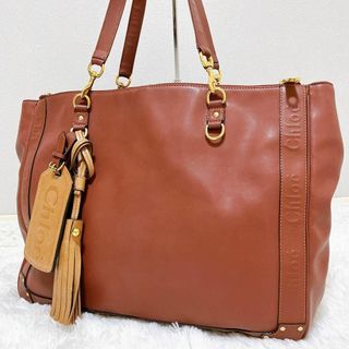 Chloe - クロエ エデン トートバッグ オールレザー チャーム タッセル A4可 肩がけ