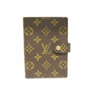 ルイヴィトン(LOUIS VUITTON)の美品 LOUIS VUITTON ヴィトン 手帳カバー モノグラム R20005 アジェンダPM ☆ 手帳 メモ帳 ブラウン SP0011 ▼ ート00/6D(その他)