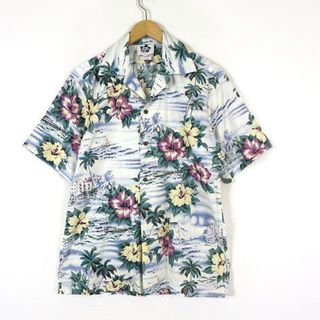 アザー(other)のHilo Hattie ヒロハッティ ハワイ製 アロハシャツ 花柄 半袖 M(シャツ)