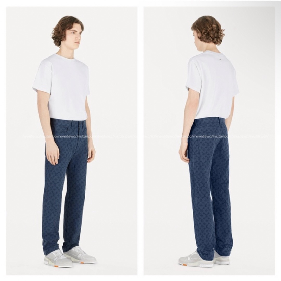 LOUIS VUITTON - 本物 極美品 ルイヴィトン 総モノグラム デニム LOUIS VUITTON - 本物 極美品 ルイヴィトン 総モノグラム デニム