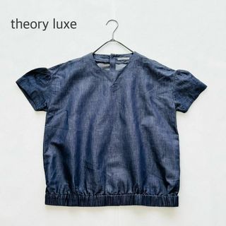 セオリーリュクス(Theory luxe)のセオリーリュクス 半袖ブラウス コットンリネン パフスリーブ プルオーバー(シャツ/ブラウス(半袖/袖なし))