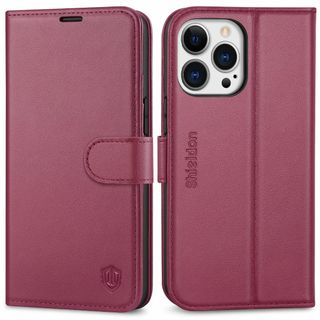 【色:レッドバイオレット】SHIELDON iPhone 13 Pro 対応 ケ(その他)