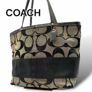 コーチ(COACH)のコーチ　ハンドバッグ　ショルダーバッグ　ブラック　キャンバス　B004(ショルダーバッグ)