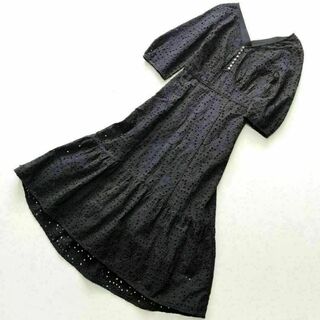 キャストコロン　CAST:ANNA　バック編み込み　刺繍　レース　ワンピース(ロングワンピース/マキシワンピース)