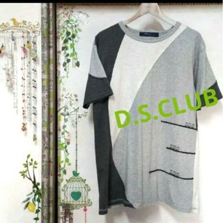 ドラッグストアーズ(drug store's)のdrugstore's D.S.CLUB 半袖Tシャツチュニック 接ぎ合わせ(チュニック)