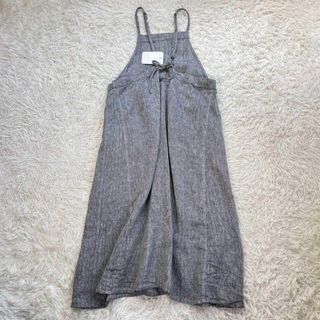 フォグリネンワーク(fog linen work)の【新品未使用】fog linen work レイア エプロン ドレス　ワンピース(ロングワンピース/マキシワンピース)