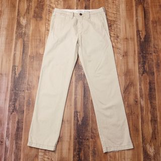 アバクロンビーアンドフィッチ(Abercrombie&Fitch)の30インチ チノパン アバクロ メンズ 古着 パンツ ベージュ MS35(チノパン)