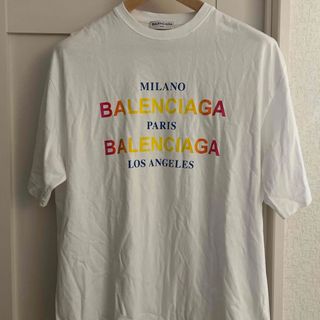 バレンシアガ(Balenciaga)のBALENCIAGA バレンシアガ　Tシャツ　MILANO PARIS(Tシャツ/カットソー(半袖/袖なし))