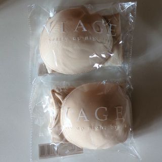 ヴィアージュ(VIAGE)の【新品】2枚VIAGE  ヴィアージュ Mサイズ  ピンクベージュ(ブラ)