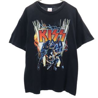 TENNESSEE RIVER 00s KISS バンT 半袖 Tシャツ L 黒 TENNESSEE RIVER メンズ(Tシャツ/カットソー(半袖/袖なし))