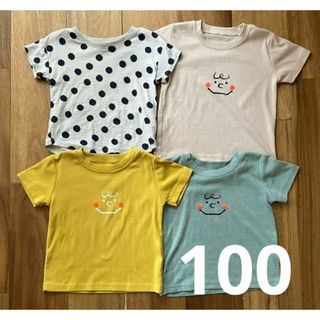 MUJI (無印良品) - 無印&チャーリーブラウン 半袖Tシャツ 100 4枚　まとめ売り