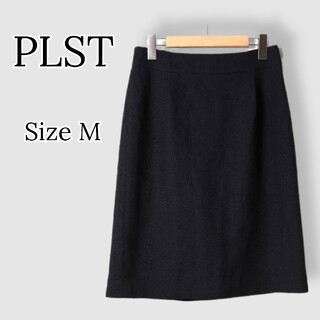 プラステ(PLST)のPLST　プラステ　タイトスカート　黒　Size M(ひざ丈スカート)