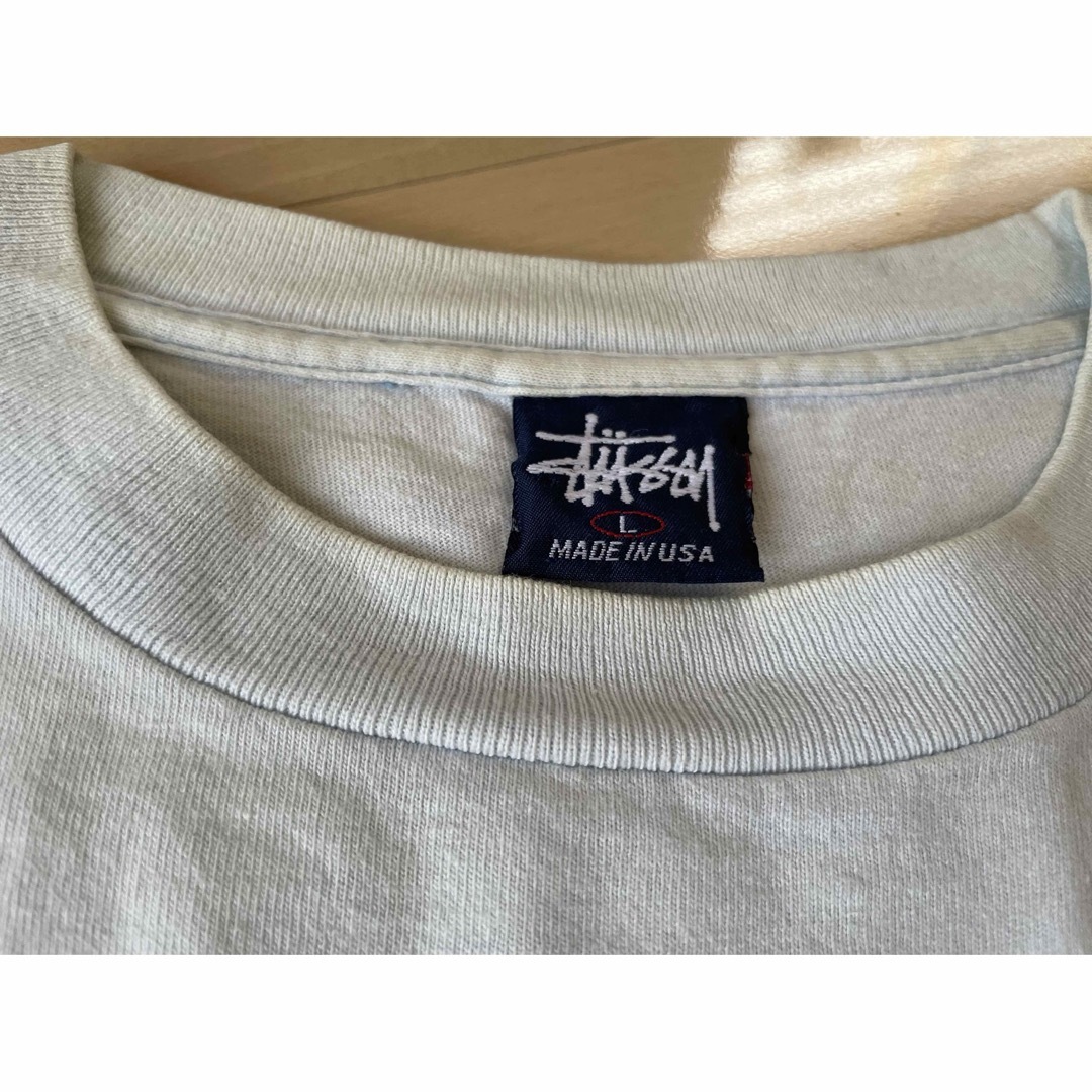 STUSSY - オールドステューシー Tシャツ USA製 90s L シングル STUSSY - オールドステューシー Tシャツ USA製 90s L シングル