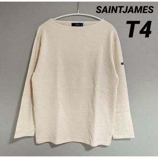 セントジェームス(SAINT JAMES)のセントジェームス ウェッソン 無地 生成り T4 国内正規品(Tシャツ/カットソー(七分/長袖))