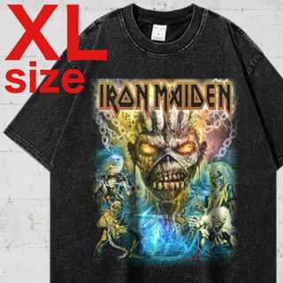 IRON MAIDEN　アイアンメイデン　ヘビメタ　バンド　Tシャツ　半袖　XL(Tシャツ/カットソー(半袖/袖なし))