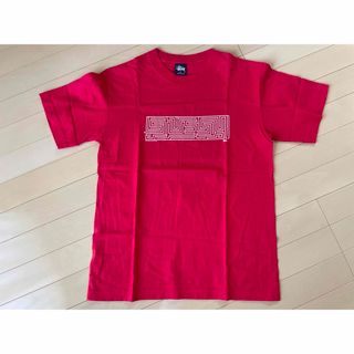 ステューシー(STUSSY)の90s OLD STUSSY Maze Tee USA紺タグ M 迷路プリントT(Tシャツ/カットソー(半袖/袖なし))