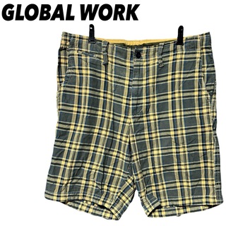 グローバルワーク(GLOBAL WORK)のグローバルワーク メンズ ハーフパンツ ショートパンツ チェック 古着(ショートパンツ)