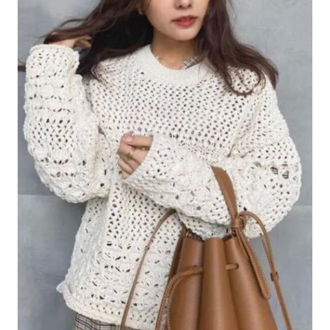 ZARA - ZARA 新品 ニット トップス テクスチャーニットセーター ZARA - ZARA 新品 ニット トップス テクスチャーニットセーター