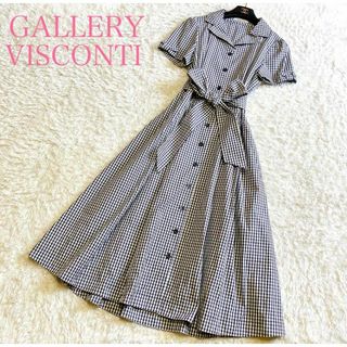 ギャラリービスコンティ(GALLERY VISCONTI)の極美品 ギャラリービスコンティ ロングワンピース Aライン L size3(ロングワンピース/マキシワンピース)