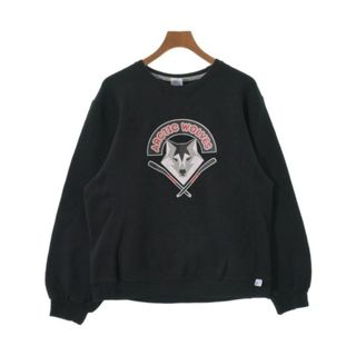 ラッセルアスレティック(Russell Athletic)のRussell Athletic ラッセルアスレチック スウェット M 黒 【古着】【中古】(スウェット)