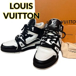 ルイヴィトン(LOUIS VUITTON)の美品　Louis Vuitton  ハイカットスニーカー　トレイナーライン(スニーカー)