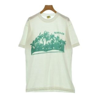 その他 ソノタ Tシャツ・カットソー L 白x緑 【古着】【中古】(Tシャツ/カットソー(半袖/袖なし))