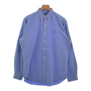 ポロラルフローレン(POLO RALPH LAUREN)のPolo Ralph Lauren カジュアルシャツ L 青x白(チェック) 【古着】【中古】(シャツ)