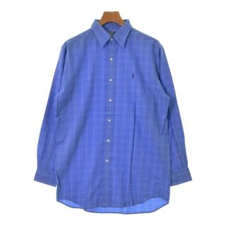 ポロラルフローレン(POLO RALPH LAUREN)のPolo Ralph Lauren カジュアルシャツ M 青x白(チェック) 【古着】【中古】(シャツ)