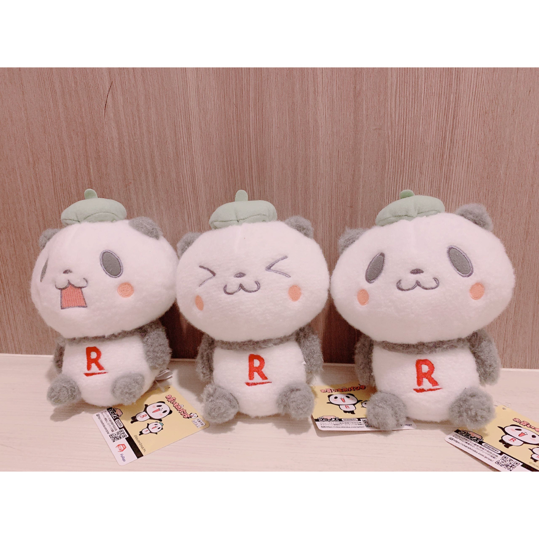 お買いものパンダ 小パンダもふもふぬいぐるみ 3種 エンタメ/ホビーのおもちゃ/ぬいぐるみ(キャラクターグッズ)の商品写真