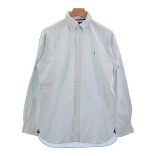 ポロラルフローレン(POLO RALPH LAUREN)のPolo Ralph Lauren カジュアルシャツ S 青x白(ストライプ) 【古着】【中古】(シャツ)