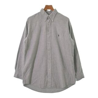 ポロラルフローレン(POLO RALPH LAUREN)のPolo Ralph Lauren カジュアルシャツ L ライトグレー 【古着】【中古】(シャツ)