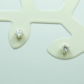 　K18YG★天然ダイヤ・ピアス0.202ct(新品)(ピアス)