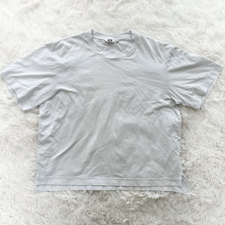 UNIQLO Tシャツ ホワイト　エアリズム　サイズM(Tシャツ(半袖/袖なし))