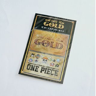 ワンピース(ONE PIECE)のONE PIECE FILM GOLD ICカードステッカーセット ワンピース(その他)