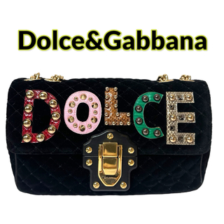 美品 DOLCE&GABBANA ドルチェ&ガッバーナ ルチア ショルダーバッグ(ショルダーバッグ)
