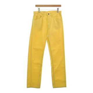 リーバイス(Levi's)のLEVI'S リーバイス デニムパンツ 32(L位) 黄 【古着】【中古】(デニム/ジーンズ)