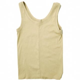 H BEAUTY&YOUTH エイチ ビューティーアンドユース 日本製 RIB TANK TOP リブタンクトップ 1617-222-5273 Free ベージュ トップス【中古】【H BEAUTY&YOUTH】(タンクトップ)