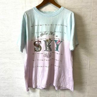 ビンテージ　シングルステッチ半袖Ｔシャツ　バイカラー　シングルステッチメンズ古着(Tシャツ/カットソー(半袖/袖なし))