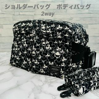 ポーター(PORTER)のポーター×ビームス×ディズニー　2wayバッグ　ショルダー　ボディバッグ(ボディバッグ/ウエストポーチ)