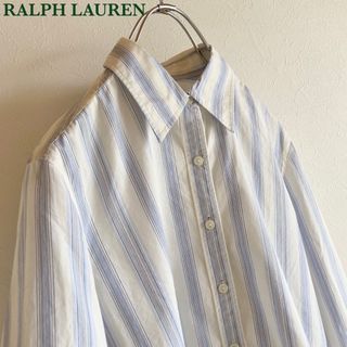 ラルフローレン(Ralph Lauren)のポロジーンズ カンパニー ラルフローレン 7分袖 ストライプ シャツ S(シャツ/ブラウス(長袖/七分))