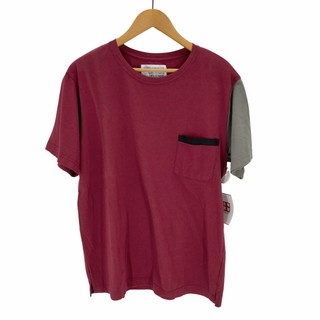 PEEL&LIFT(ピールアンドリフト) スリーブ切替デザインポケットT メンズ(Tシャツ/カットソー(半袖/袖なし))