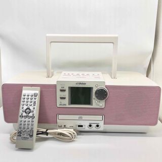 ケンウッド(KENWOOD)のJVCケンウッド ビクター メモリーポータブルシステム ピンク RD-M1-P(ポータブルプレーヤー)