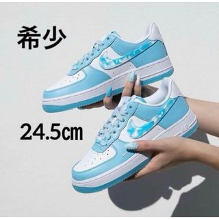 ナイキ(NIKE)の【新品】24.5cm ナイキ WMNS エアフォース1 LX "ネイル アート"(スニーカー)