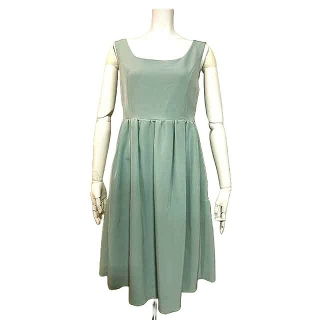 FOXEY NEW YORK - 【中古】　FOXEY NEWYORK 　フォクシーニューヨーク　ワンピース　レディース　40サイズ　日本製　グリーン＿S08＿s-0027-r08