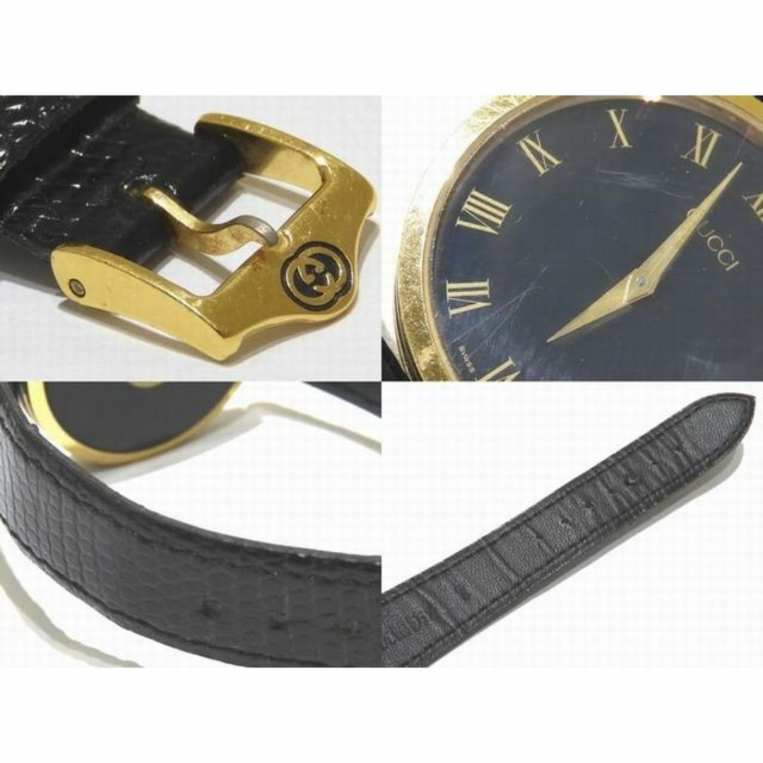 お歳暮・冬ギフト特集2024 GUCCI - GUCCI グッチ メンズ クォーツ 時計 シェリー ブラック 男性用
