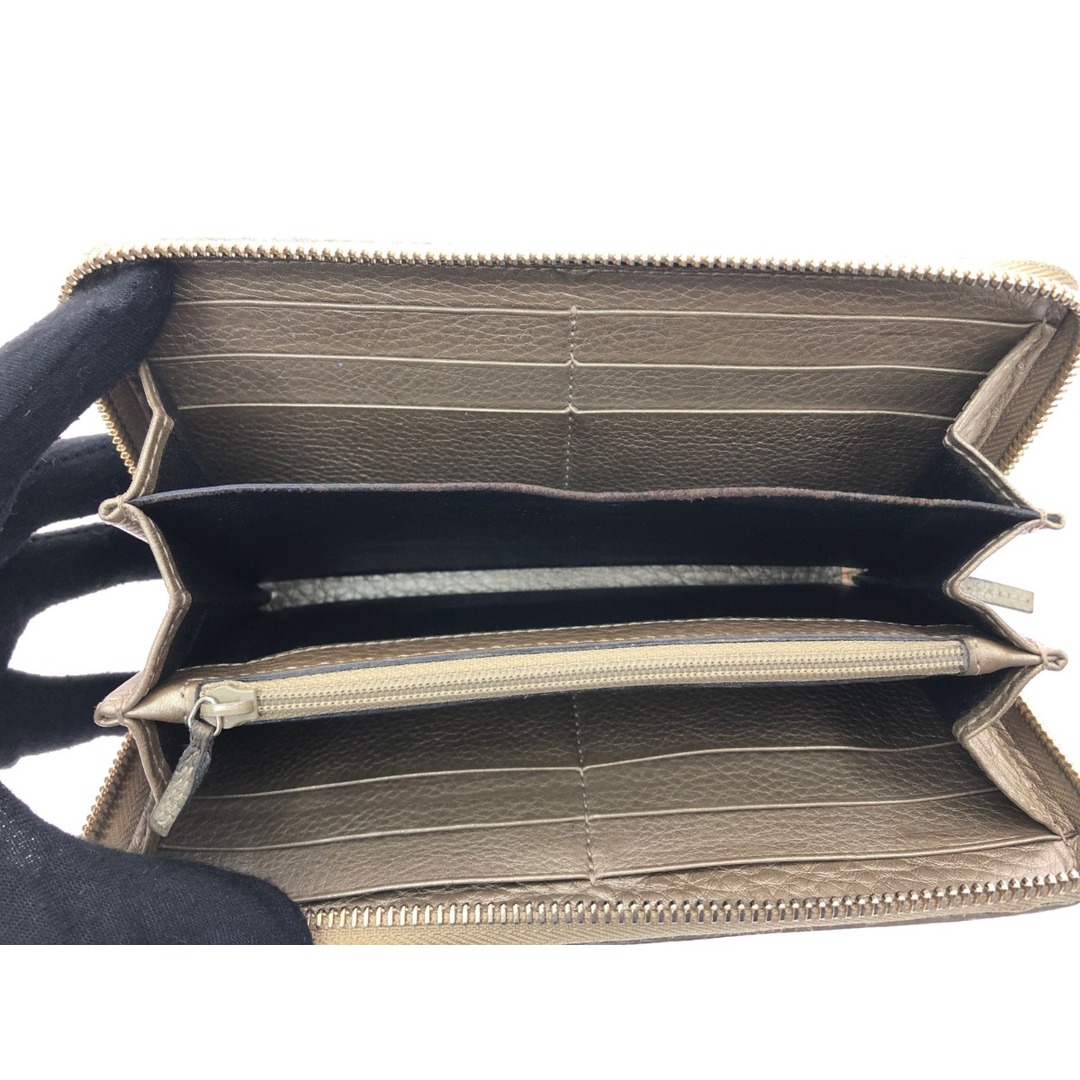 GUCCI - ▽▽GUCCI グッチ レディース長財布 ラウンドファスナー GUCCI - ▽▽GUCCI グッチ レディース長財布 ラウンドファスナー