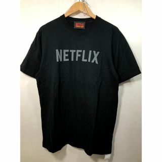 210670● ネットフリックス ビームス Tシャツ L ブラック NETFLI(Tシャツ/カットソー(半袖/袖なし))