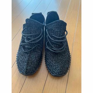 イージー(YEEZY（adidas）)のyeezyboost イージーブースト　ブラック　28cm カニエウエスト(スニーカー)