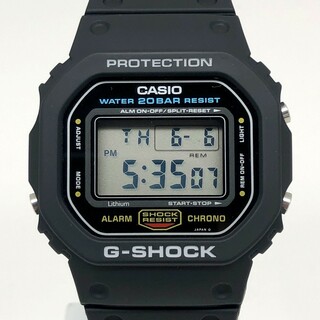 ジーショック(G-SHOCK)のG-SHOCK ジーショック CASIO カシオ 腕時計 DW-5600C-9B レストア品 20BAR M901 スピードモデル 豆球 スクリューバック(腕時計(デジタル))