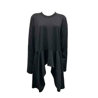 コムデギャルソン(COMME des GARCONS)の【中古】COMME des GARCONS コムデギャルソン トップス レディース ブラック アシンメトリー GL-T009 Lサイズ＿S08＿s-0028-r08(カットソー(長袖/七分))